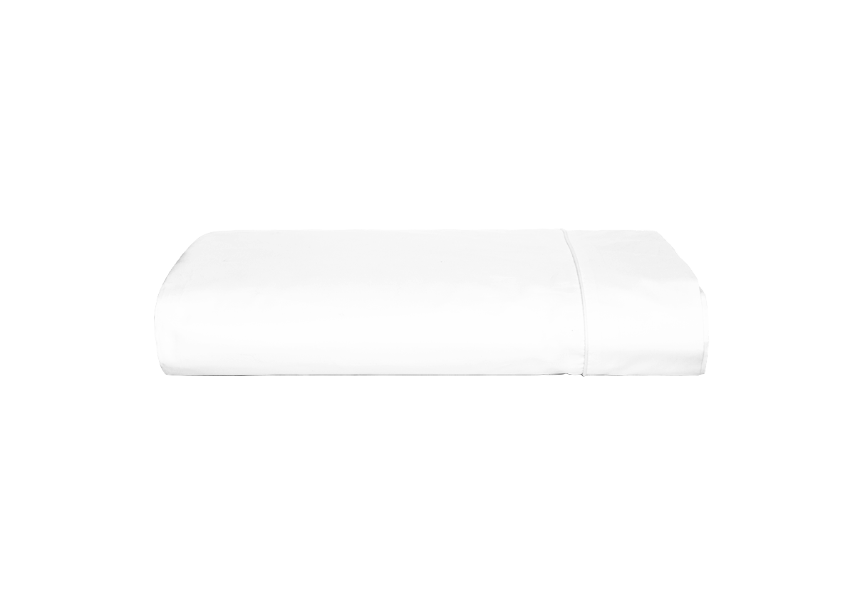 Queen Size Organic Cotton Flat Sheets with 400 TC Percale Weave in 40