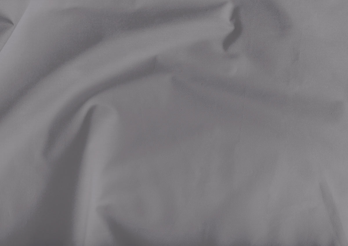 Chromium Nickel Color Full and Queen Size Organic Cotton Duvet Cover