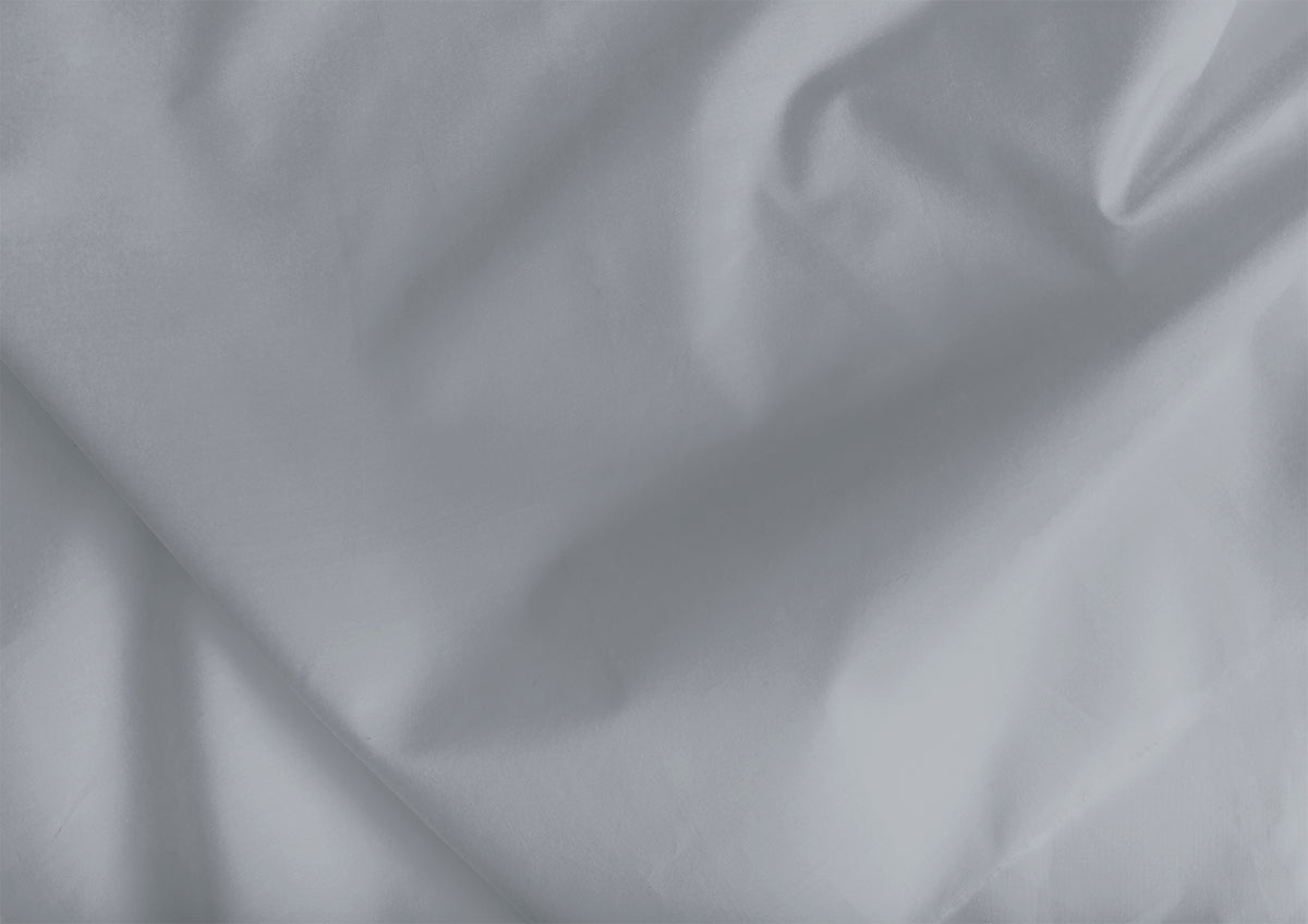 Grey Rain Fitted Sheet (Twin) by Cammie
