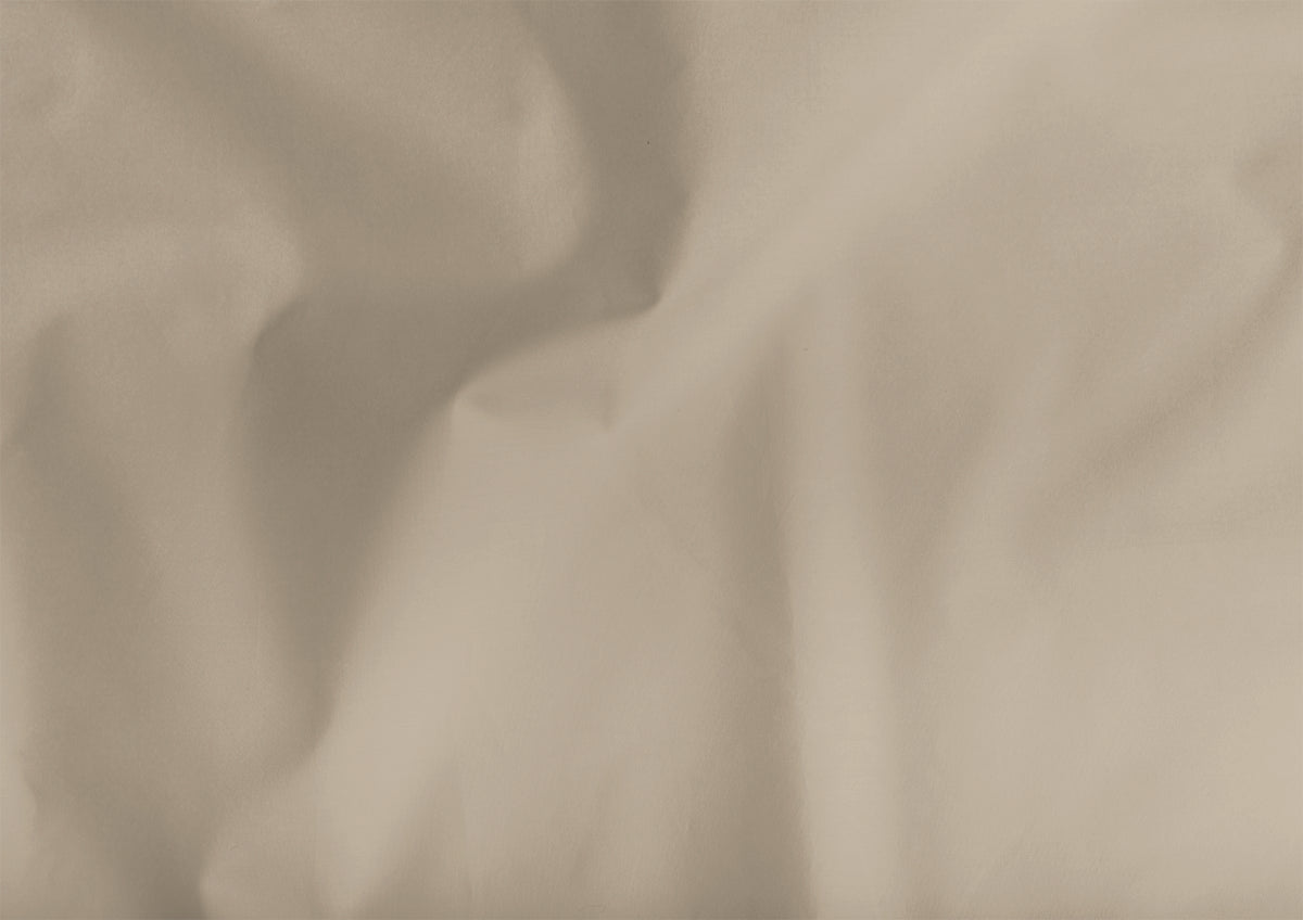 Khaki Dune Fitted Sheet (Queen) by Cammie