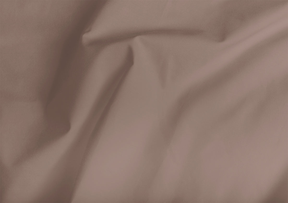 Mocha Flat Sheet (Twin) by Cammie